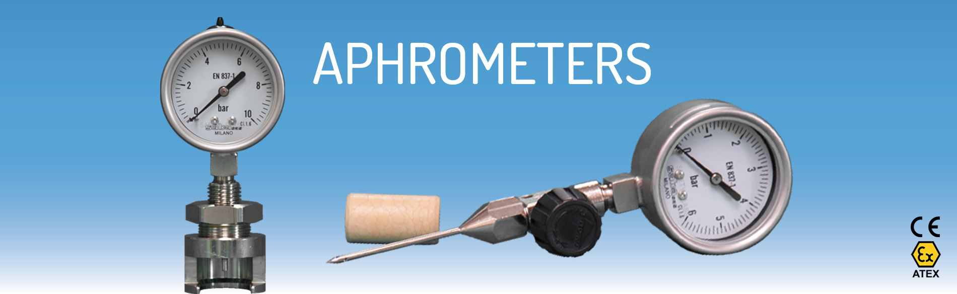 Aphrometer for crown cap and bootles