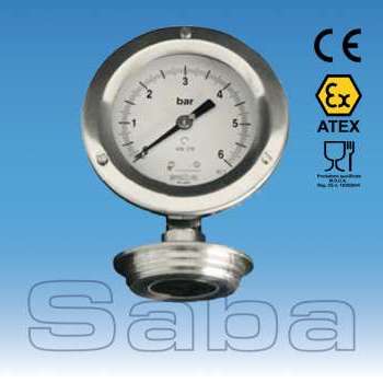 sanitary Pressure Gauge with Varivent diaphragm